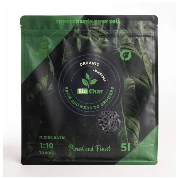 Biochar+ Mycorrhiza Mix | Organic Soil Enricher 5L