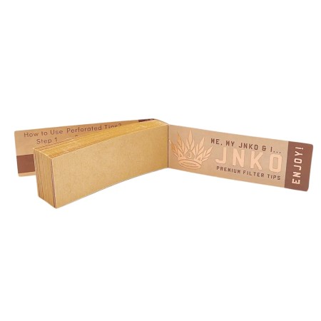 Brown Filter Tips JNKO | Unbleached | 50 Pack Brown Filter Tips JNKO | Unbleached | 50 Pack