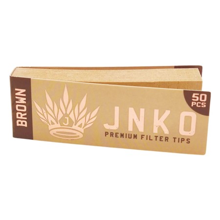 Brown Filter Tips JNKO | Unbleached | 50 Pack Brown Filter Tips JNKO | Unbleached | 50 Pack