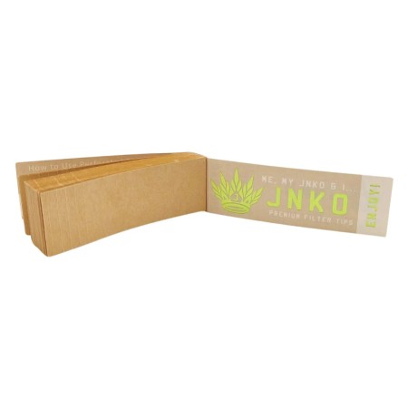 Organic Filter Tips JNKO | Brown | 50 Pack