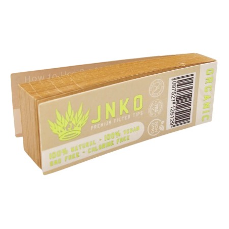 Organic Filter Tips JNKO | Brown | 50 Pack