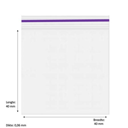 Purple Grip Bags | Storage | 40x40mm 1000 Pack Purple Grip Bags | Storage | 40x40mm 1000 Pack