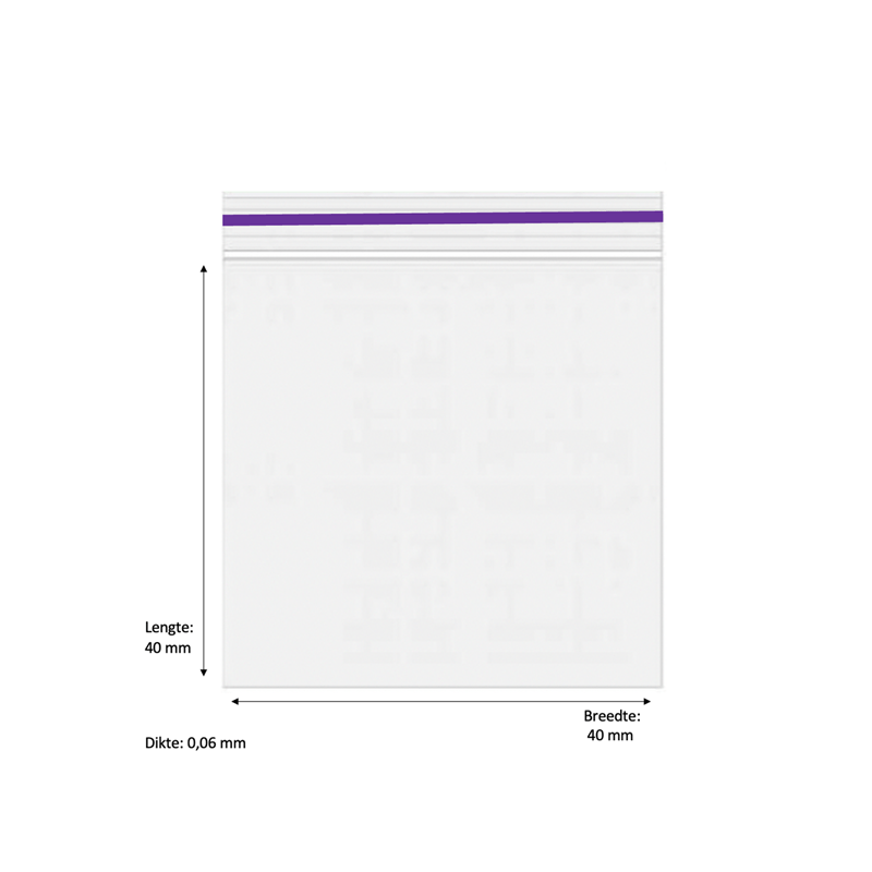 Purple Grip Bags | Storage | 40x40mm 1000 Pack Purple Grip Bags | Storage | 40x40mm 1000 Pack