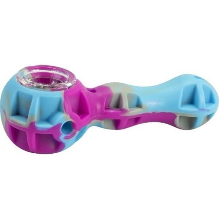 Silicone Hand Pipe | 2 Colors | 11cm