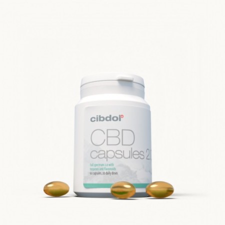 CBD Softgel 60 Capsules | 10% 1000mg | Cibdol