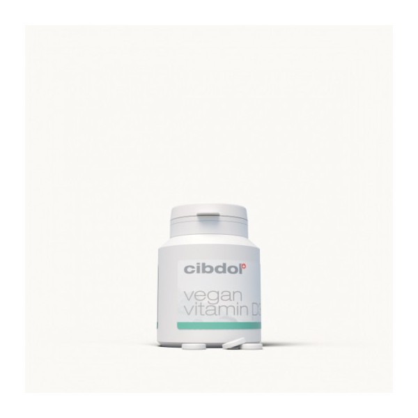 Vegan Vitamin D3 120 capsules - Cibdol | Plant-based vitamin D supplements