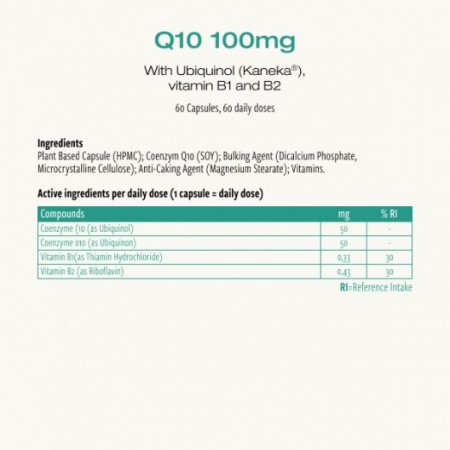 Q10 | 100mg 60 capsules | Cibdol
