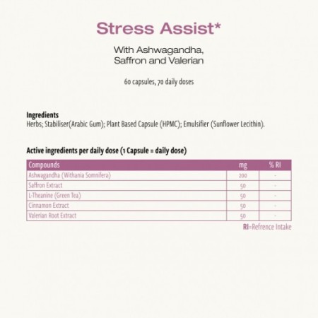 Stress Assist 30 capsules | CBD | Cibdol Stress Assist 30 capsules | CBD | Cibdol