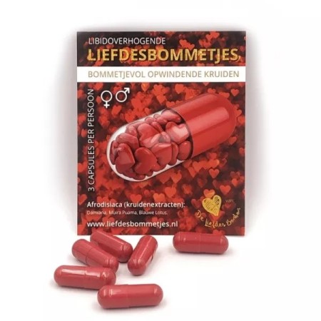 Love Bombs Herbal Libido Enhancing Capsules | Aphrodisiac