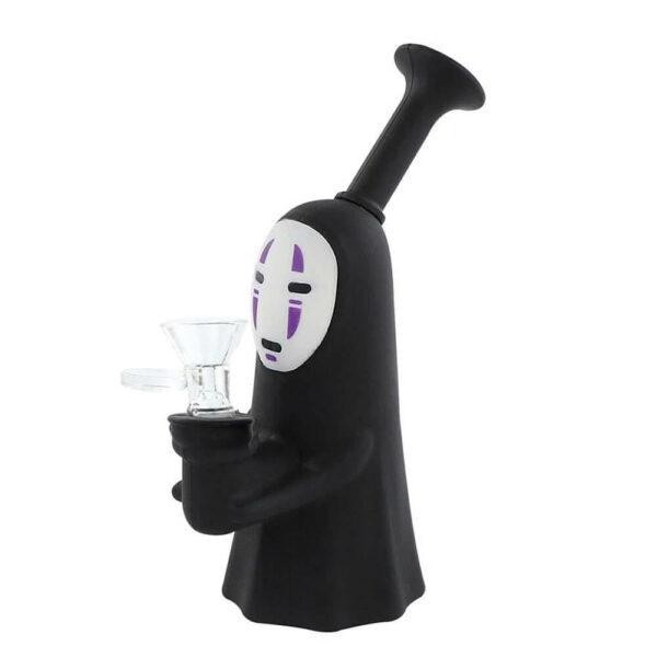 Japanese Samurai Silicone Bong | Black