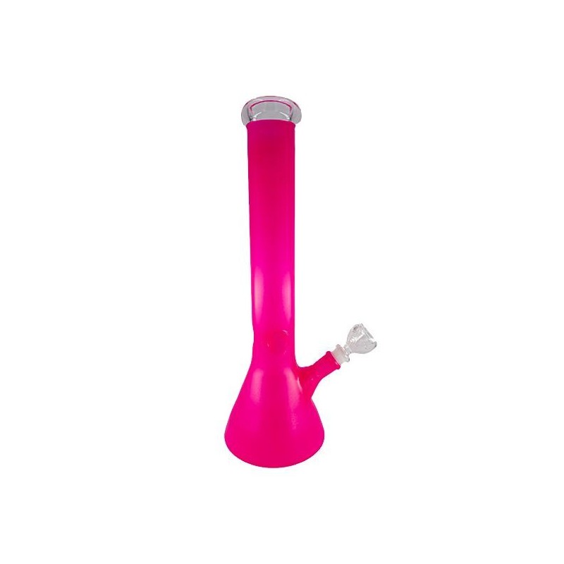 Pink Glass Bong | KRS Transparent | 35cm