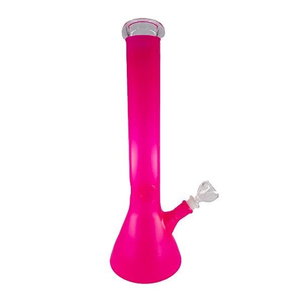 Glass Bong Transparent Pink - KRS | 35cm