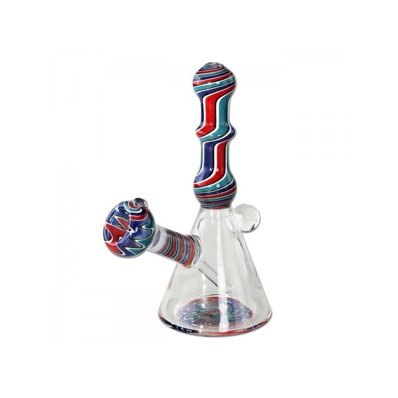 Blue Mini Bong | Slit Diffuser | Small