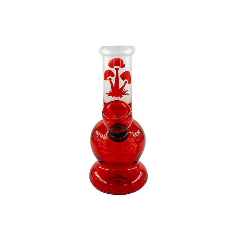 Mushroom Glass Bong | 3 Colors | 12cm
