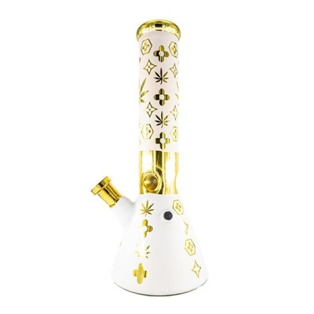 Pattern Glass Bong | 3 Colors | 30cm