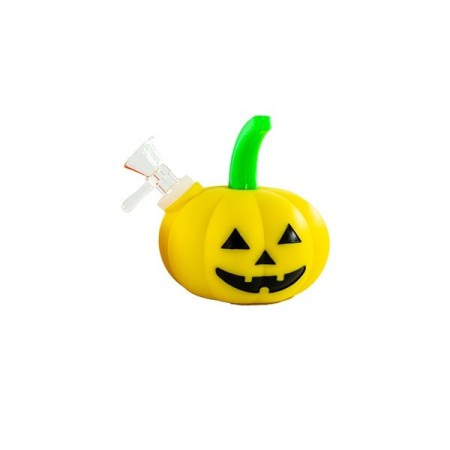 Pumpkin Silicone Bong | Yellow | Unique