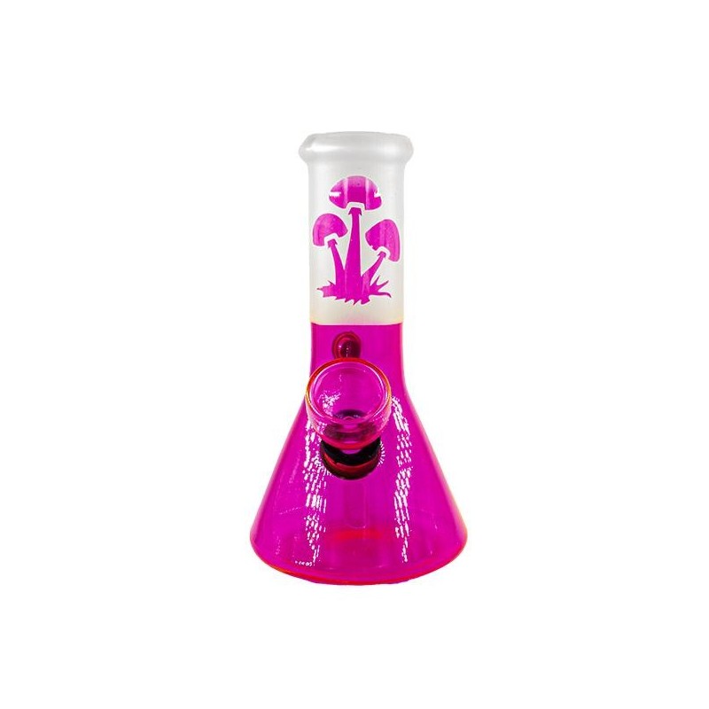 Pink Mushroom Bong | Silicone | 12cm