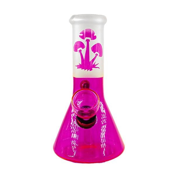Silicone Mushroom Bong Pink | 12cm