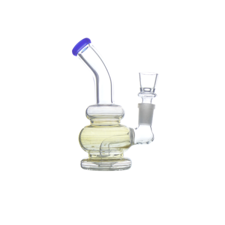 Heavy Gold Bong | Diffuser | 16cm Glass