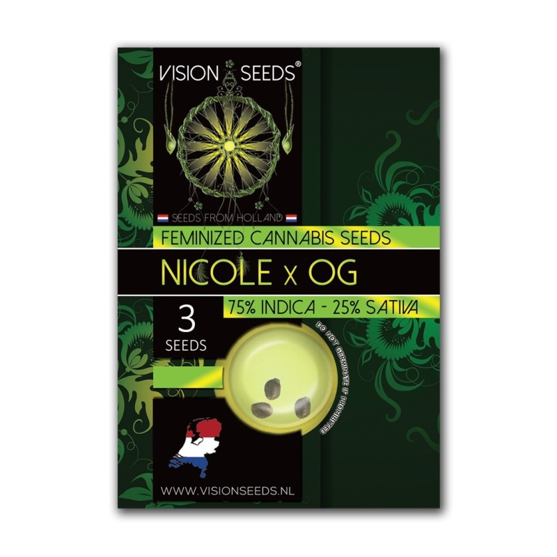 Nicole X OG - Vision Seeds | Feminized Cannabis Seeds Nicole X OG - Vision Seeds | Feminized Cannabis Seeds
