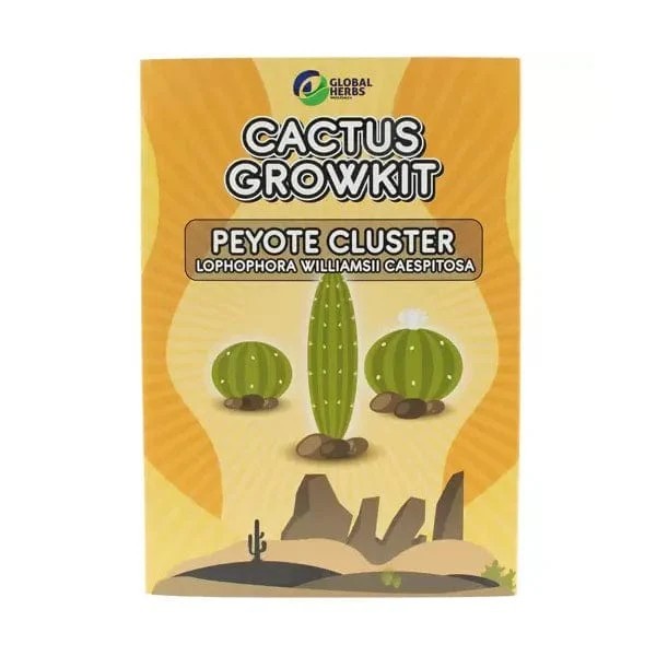 Peyote Lophophora Williamsii  Cactus Grow Kit