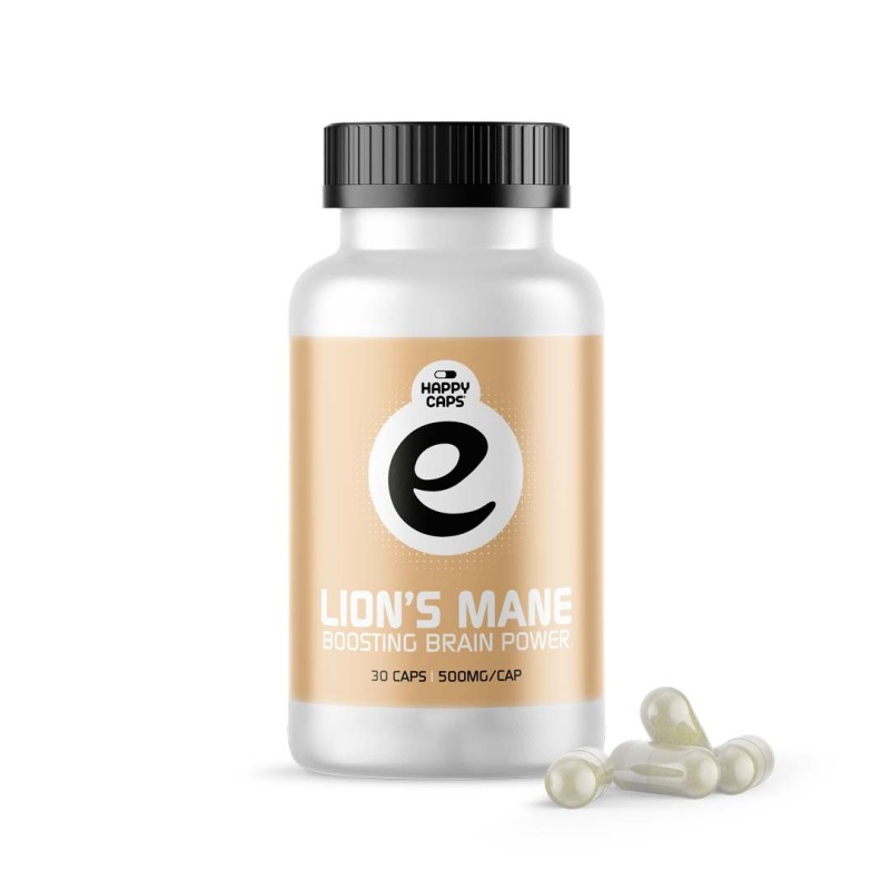 Lion's Mane Capsules | Mushroom Supplements | Happy Caps