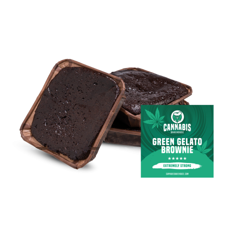 Green Gelato Brownie | CBD Edibles | Cannabis Bakehouse Green Gelato Brownie | CBD Edibles | Cannabis Bakehouse