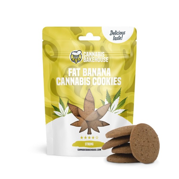 Fat Banana Cookies Pouch - Cannabis Bakehouse