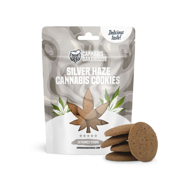 Silver Haze Cookies Pouch - Cannabis Bakehouse
