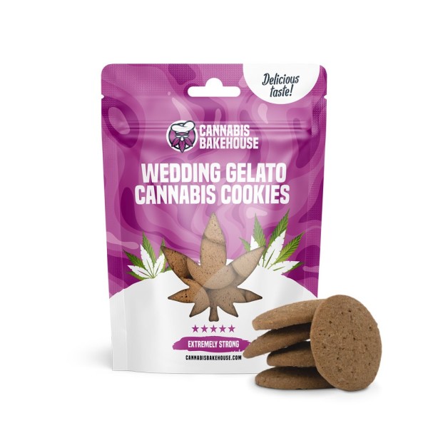 Wedding Gelato Cookies Pouch - Cannabis Bakehouse