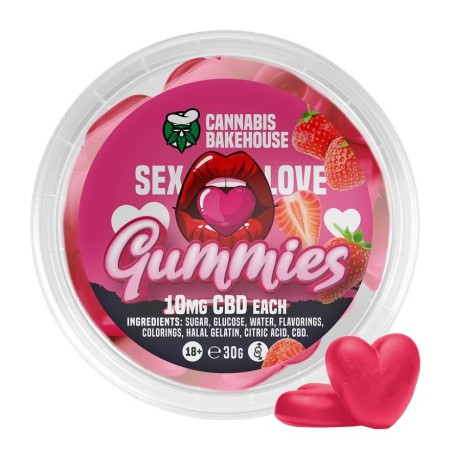 CBD Sex/Love Gummies | CBD Edibles | Cannabis Bakehouse