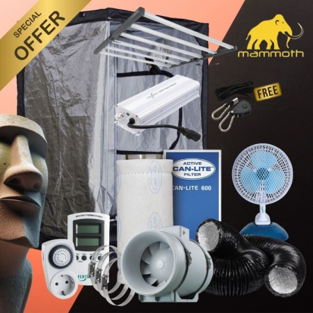 Pro - Mammoth | Complete Grow Tent | 120x120x200