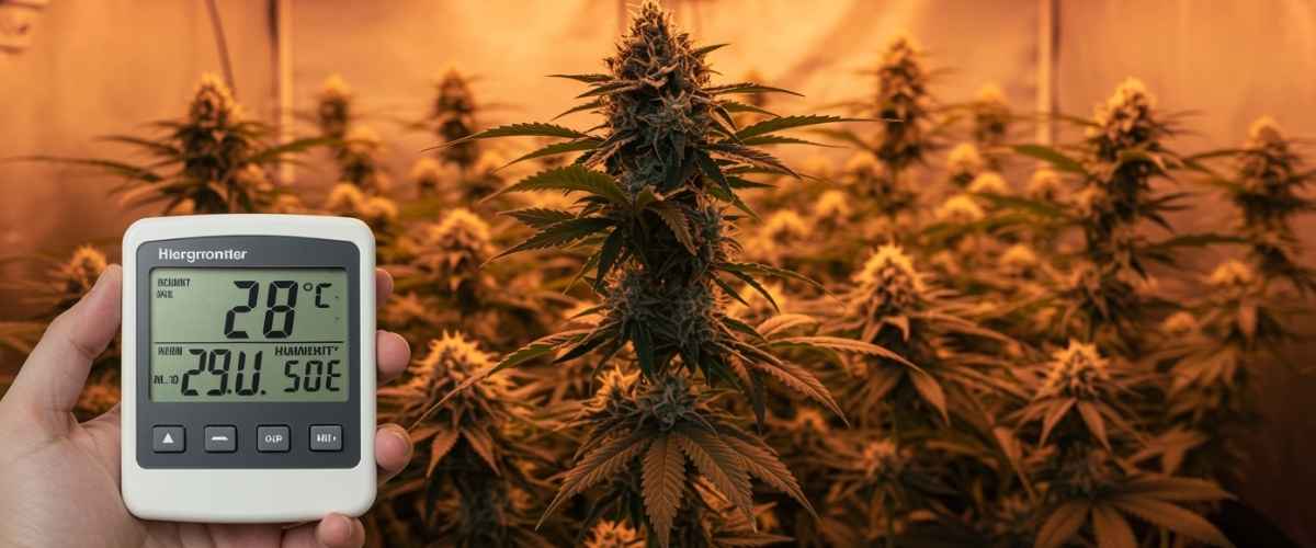 Perfect climate conditions for cannabis cultivation