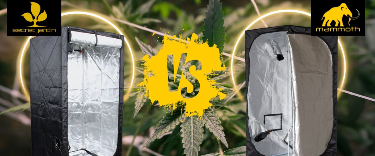 European grow tent comparison Mammoth vs Secret Jardin for EU cultivators