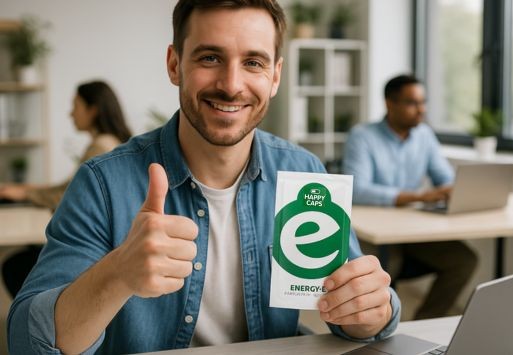 Energy-E Happy Caps Review: Natural Energy Booster